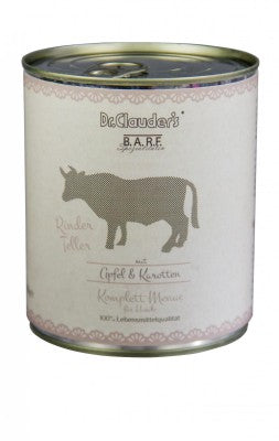 DR. CLAUDER'S BARF mėsos ir daržovių konservai šunims su jautiena